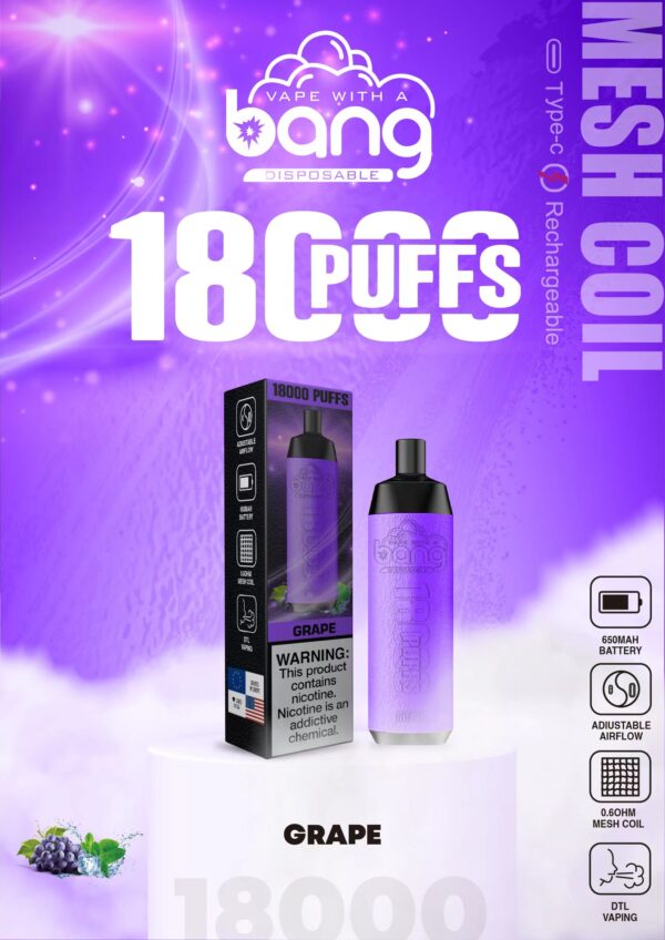 Bang Crown Bar 18000 Puffs: Luxury Redefined, 18000 Puffs Unlimited - Image 5