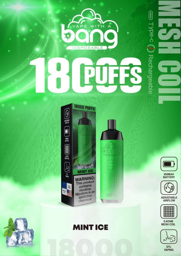 Bang Crown Bar 18000 Puffs: Luxury Redefined, 18000 Puffs Unlimited - Image 6