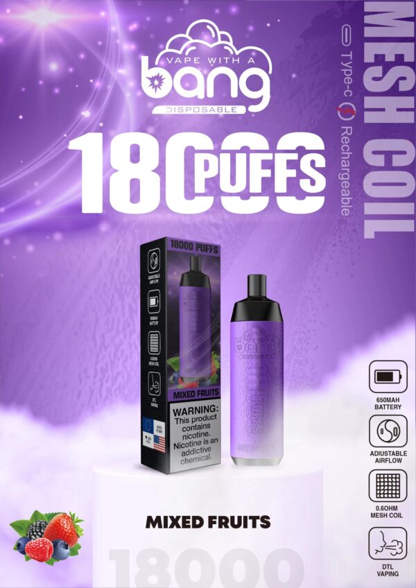 Bang Crown Bar 18000 Puffs: Luxury Redefined, 18000 Puffs Unlimited - Image 7