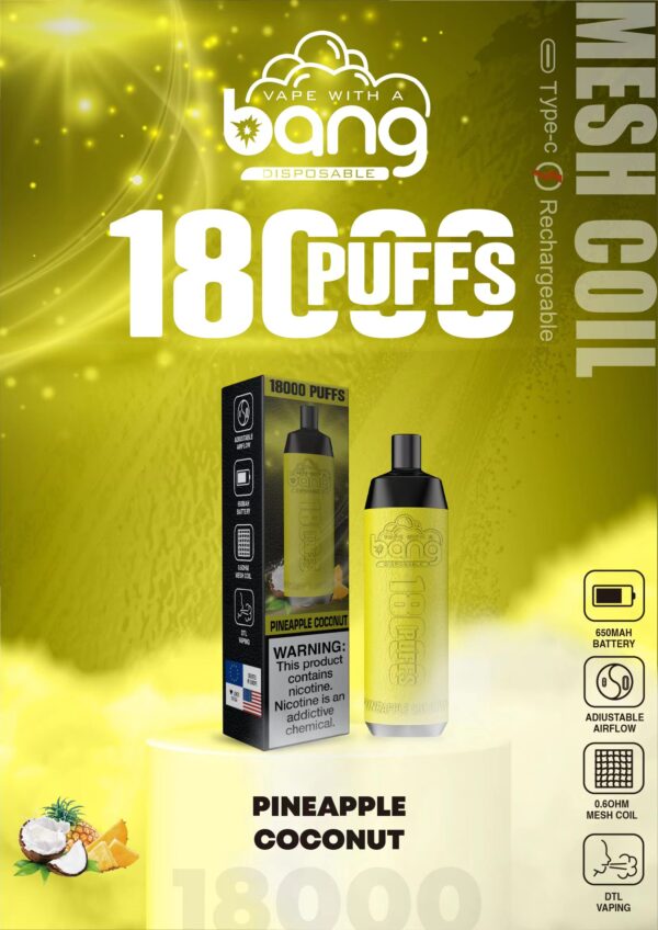 Bang Crown Bar 18000 Puffs: Luxury Redefined, 18000 Puffs Unlimited - Image 9