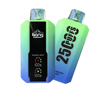 Bang 25000 Disposable Vape: Double Mesh Coils, Big Vapor, Customizable Nicotine (0%-5%)