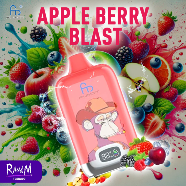 RandM Digital 12000 Portable Disposable Vape: The Captivating Blueberry Bubblegum Flavor – A Totally New Experience - Image 2