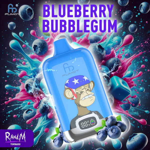 RandM Digital 12000 Portable Disposable Vape: The Captivating Blueberry Bubblegum Flavor – A Totally New Experience - Image 42