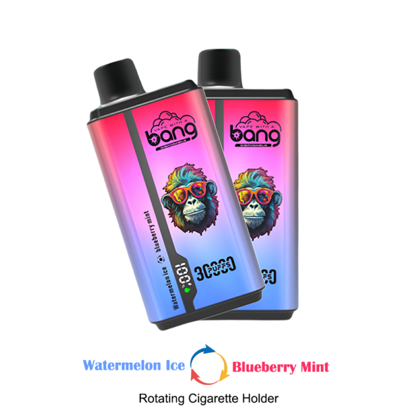 Bang 30000 Puffs Vape: Rotating Cigarette Holder & Dual-Flavor Switch for Double the Pleasure – Bild 5