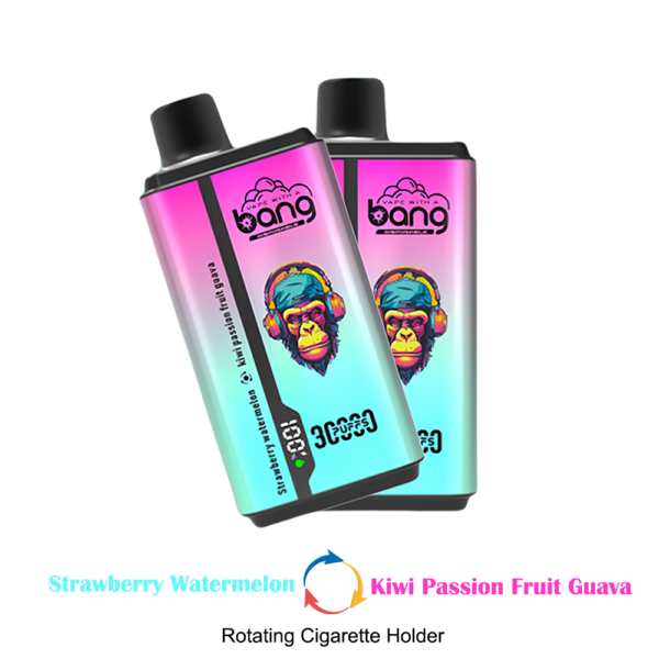 Bang 30000 Puffs Vape: Rotating Cigarette Holder & Dual-Flavor Switch for Double the Pleasure – Bild 8