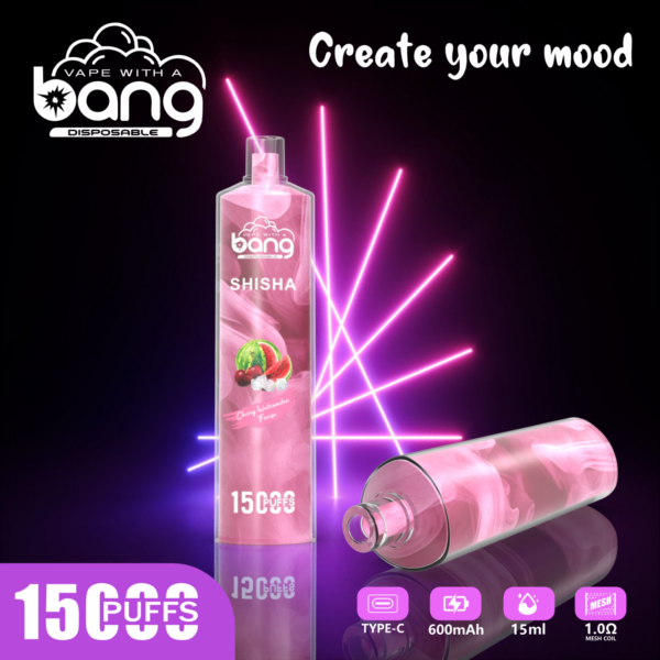 Bang Shisha 15000 Puffs Vape: Unleash Intense Flavor and Unmatched Satisfaction with DTL Power – Image 7