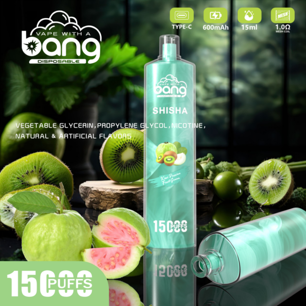 Bang Shisha 15000 Puffs Vape: Unleash Intense Flavor and Unmatched Satisfaction with DTL Power – Image 8