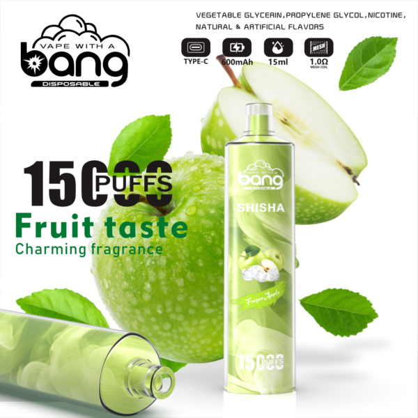 Bang Shisha 15000 Puffs Vape: Unleash Intense Flavor and Unmatched Satisfaction with DTL Power – Image 10